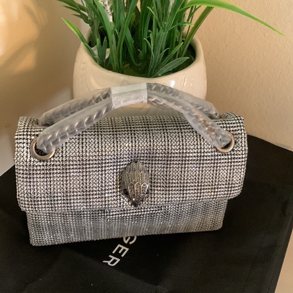 Kurt Geiger Handbags - Kurt Geiger London Mini Kensington Houndstooth Crossbody Bag
KURT GEIGER